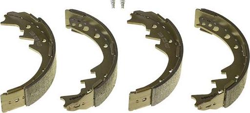 Brembo S 83 521 - Комплект тормозных колодок, барабанные autospares.lv