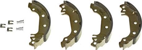 Brembo S 24 504 - Комплект тормозных колодок, барабанные autospares.lv