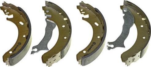 Brembo S 24 524 - Комплект тормозных колодок, барабанные autospares.lv