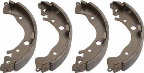 Brembo S28515N - Комплект тормозных колодок, барабанные autospares.lv