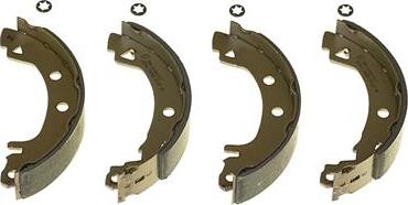 Brembo S 23 507 - Комплект тормозных колодок, барабанные autospares.lv