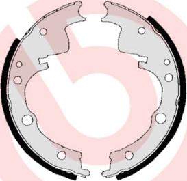 Brembo S A4 501 - Комплект тормозных колодок, барабанные autospares.lv