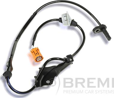 Bremi 50080 - Датчик ABS, частота вращения колеса autospares.lv