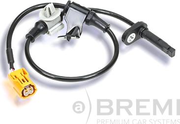 Bremi 50763 - Датчик ABS, частота вращения колеса autospares.lv