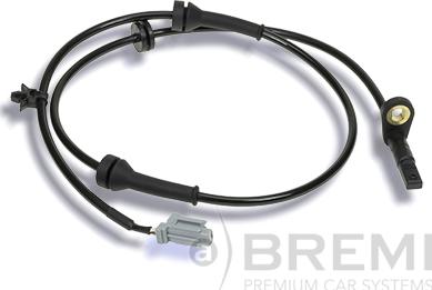 Bremi 50727 - Датчик ABS, частота вращения колеса autospares.lv