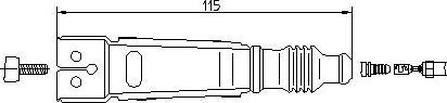 Bremi 13338A5 - Вилка, свеча зажигания autospares.lv