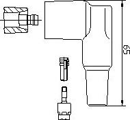 Bremi 132/55 - Вилка, распределитель зажигания autospares.lv