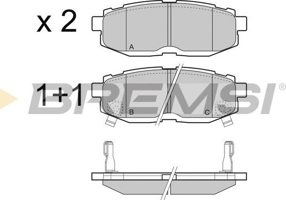 JPN 20H7006-JPN - Тормозные колодки, дисковые, комплект autospares.lv