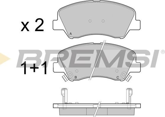 USN R37916 - Тормозные колодки, дисковые, комплект autospares.lv