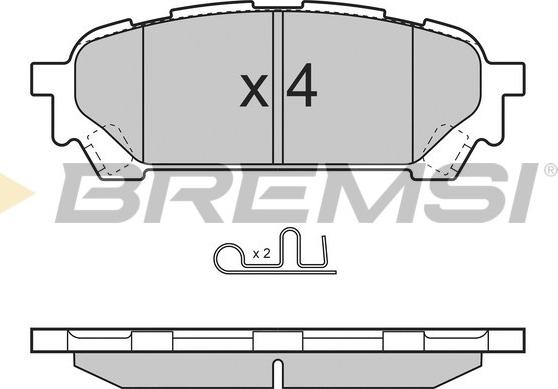 R Brake RB1737-401 - Тормозные колодки, дисковые, комплект autospares.lv