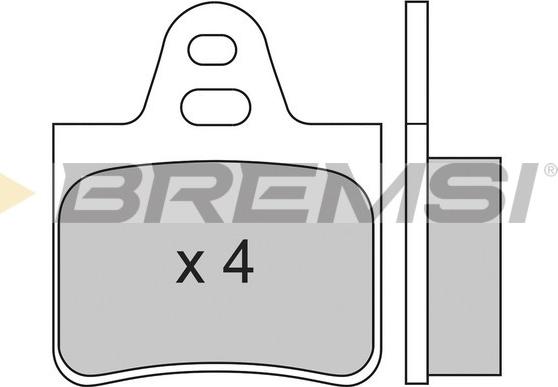 Bremsi BP2130 - Тормозные колодки, дисковые, комплект autospares.lv