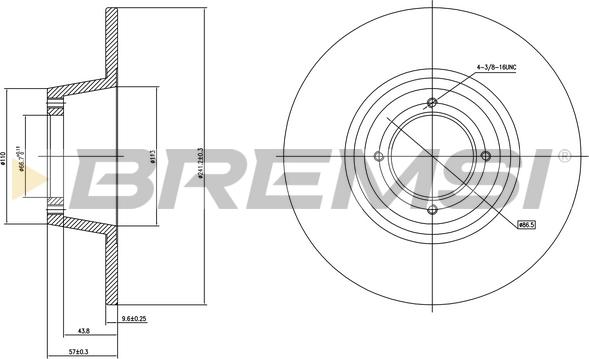 Bremsi CD6559S - Тормозной диск autospares.lv