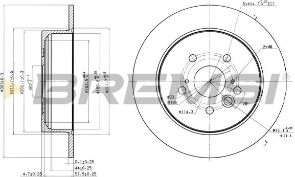 Bremsi CD7486S - Тормозной диск autospares.lv