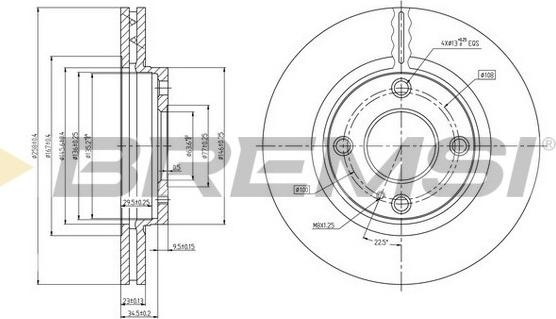 Bremsi CD7740V - Тормозной диск autospares.lv