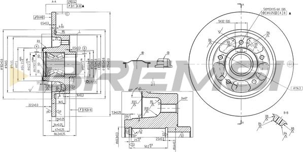 Bremsi CD7731S - Тормозной диск autospares.lv