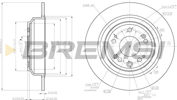 Bremsi CD7778S - Тормозной диск autospares.lv