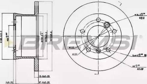 Bremsi DBA932S - Тормозной диск autospares.lv