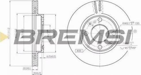 Bremsi DBA158V - Тормозной диск autospares.lv