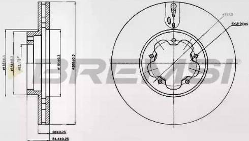 Bremsi DBB555V - Тормозной диск autospares.lv