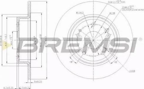 Bremsi DBB776S - Тормозной диск autospares.lv