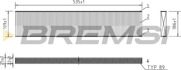 Bremsi FC0960 - Фильтр воздуха в салоне autospares.lv