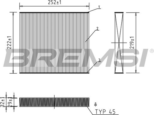 Bremsi FC0416 - Фильтр воздуха в салоне autospares.lv