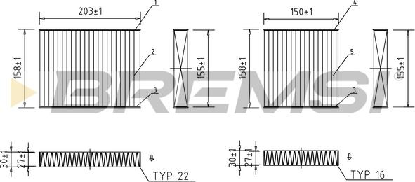 Bremsi FC0166A - Фильтр воздуха в салоне autospares.lv