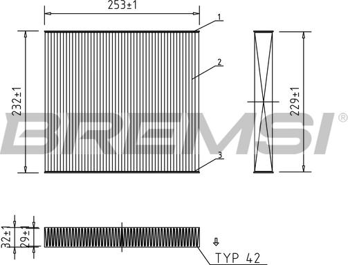 Bremsi FC0177 - Фильтр воздуха в салоне autospares.lv