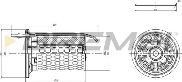 Bremsi FE0364 - Топливный фильтр autospares.lv