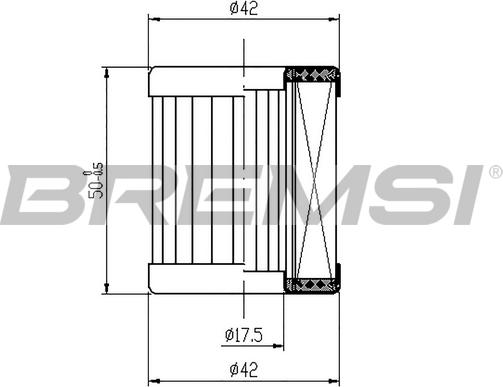 Bremsi FE0325 - Топливный фильтр autospares.lv