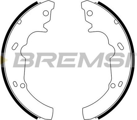 Bremsi GF4618 - Комплект тормозных колодок, барабанные autospares.lv