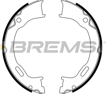 Bremsi GF4745 - Комплект тормозов, ручник, парковка autospares.lv