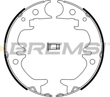 Bremsi GF0968 - Комплект тормозов, ручник, парковка autospares.lv