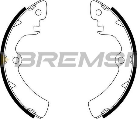 Bremsi GF0904 - Комплект тормозных колодок, барабанные autospares.lv