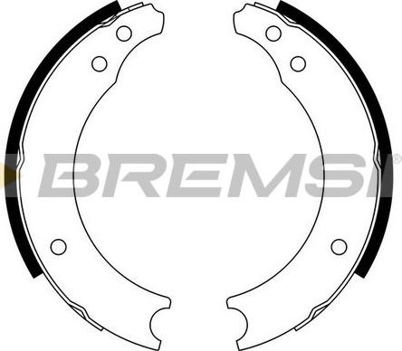 Bremsi GF0402 - Комплект тормозных колодок, барабанные autospares.lv