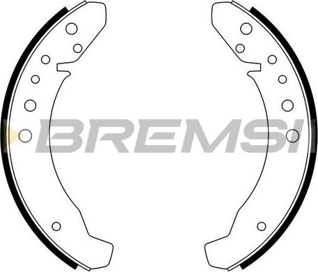 Bremsi GF0534 - Комплект тормозных колодок, барабанные autospares.lv