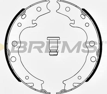 Bremsi GF0646 - Комплект тормозов, ручник, парковка autospares.lv