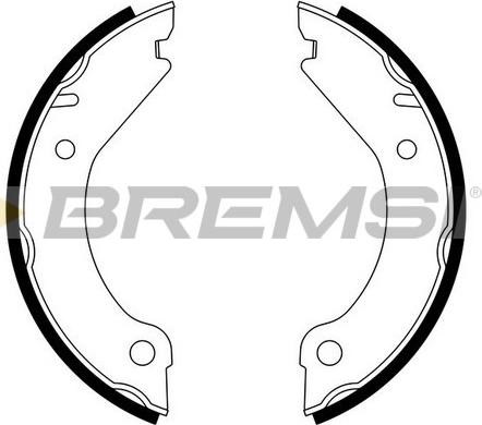 Bremsi GF0603 - Комплект тормозов, ручник, парковка autospares.lv