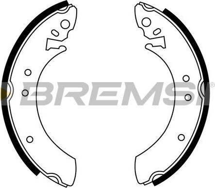 Bremsi GF0192 - Комплект тормозных колодок, барабанные autospares.lv