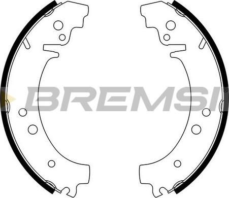 Bremsi GF0160 - Комплект тормозных колодок, барабанные autospares.lv