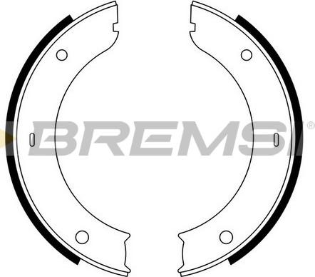 Bremsi GF0133 - Комплект тормозов, ручник, парковка autospares.lv