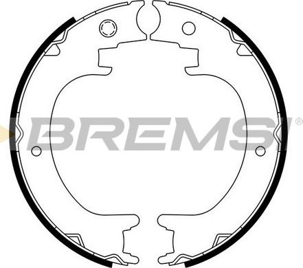 Bremsi GF0894 - Комплект тормозов, ручник, парковка autospares.lv