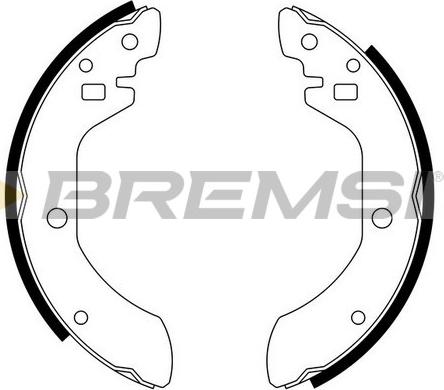 Bremsi GF0842 - Комплект тормозных колодок, барабанные autospares.lv