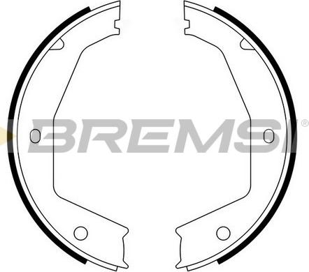 Bremsi GF0397 - Комплект тормозов, ручник, парковка autospares.lv