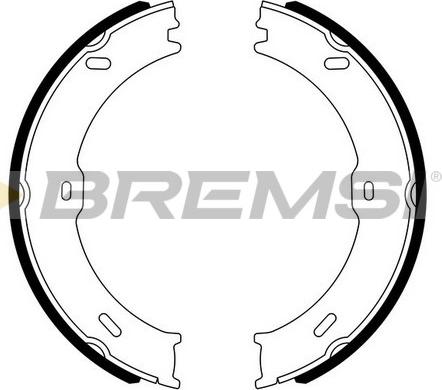 Bremsi GF0315 - Комплект тормозов, ручник, парковка autospares.lv