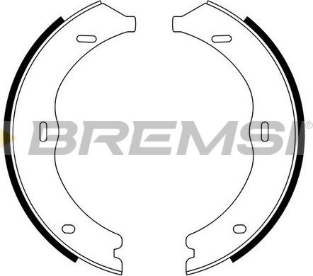 Bremsi GF0316 - Комплект тормозов, ручник, парковка autospares.lv