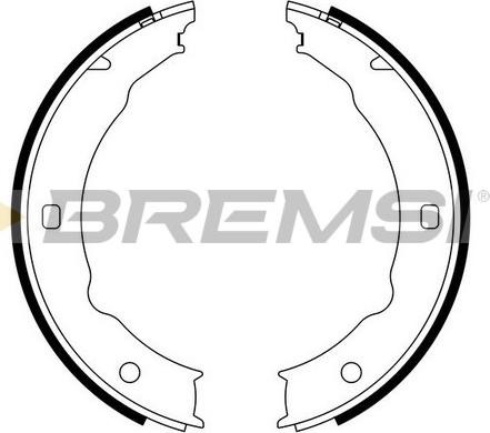 Bremsi GF0387 - Комплект тормозов, ручник, парковка autospares.lv