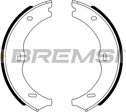 Bremsi GF0320 - Комплект тормозов, ручник, парковка autospares.lv