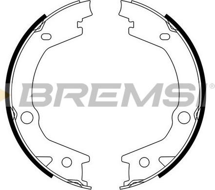 Bremsi GF0765 - Комплект тормозов, ручник, парковка autospares.lv