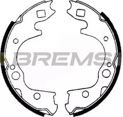 Bremsi GF0722 - Комплект тормозов, ручник, парковка autospares.lv